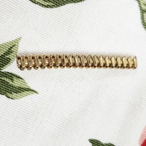 Art Deco Two Tone Bar Pin Brooch